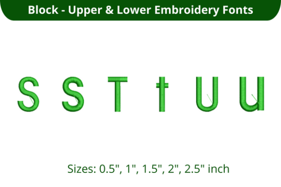 Block Font STU