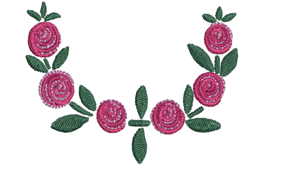 Cabbage Rose Drape