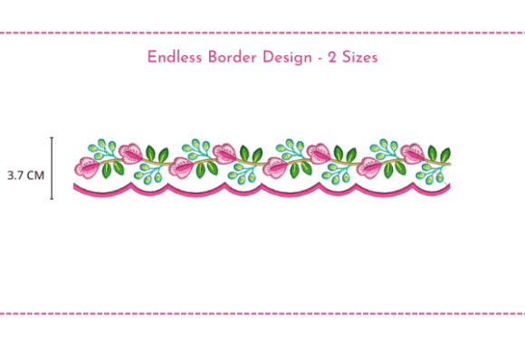 Cutwork Flower Border