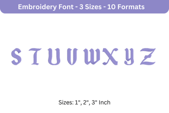 Disneyland Font Uppercase S to Z