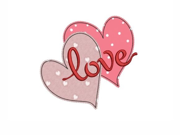 Hearts Applique