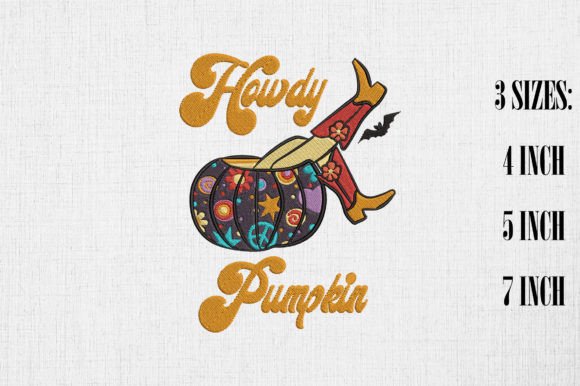 Howdy Pumpkin Cowgirl Halloween