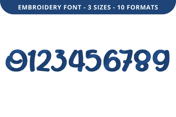Megahs Font 0 to 9