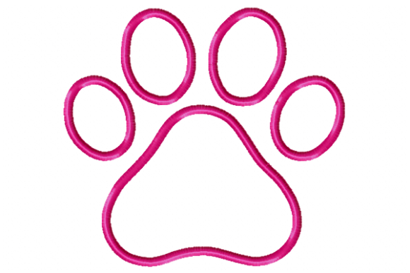 Paw Prints Applique