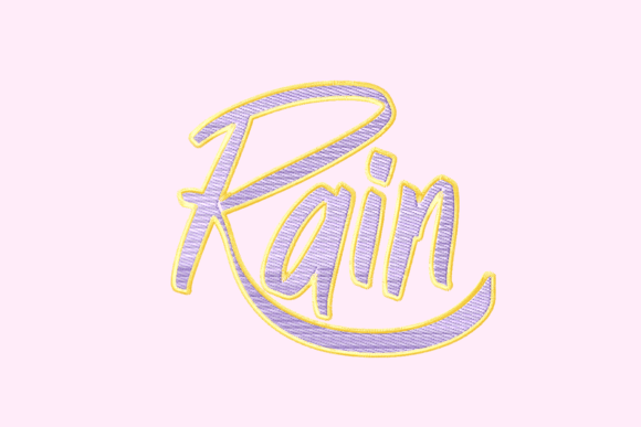 Rain Lettering Review
