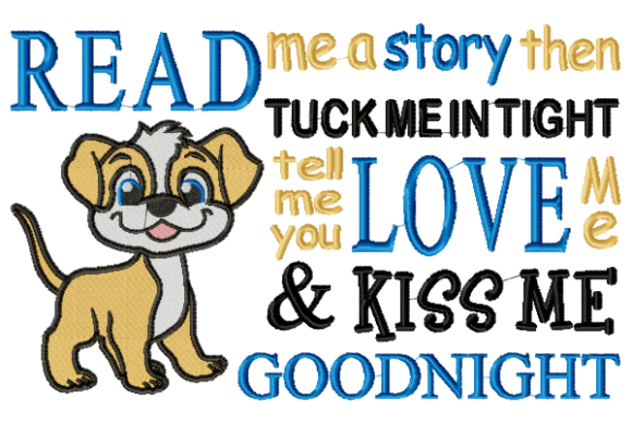 Read Me a Story Dog Reading Pillow