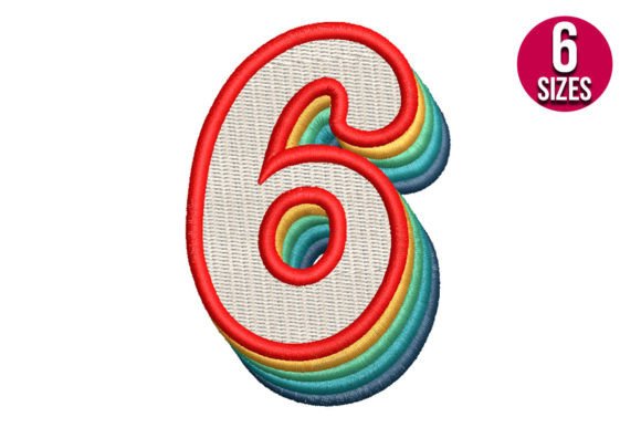 Retro Number Six