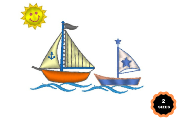 Two Boats in the Sea